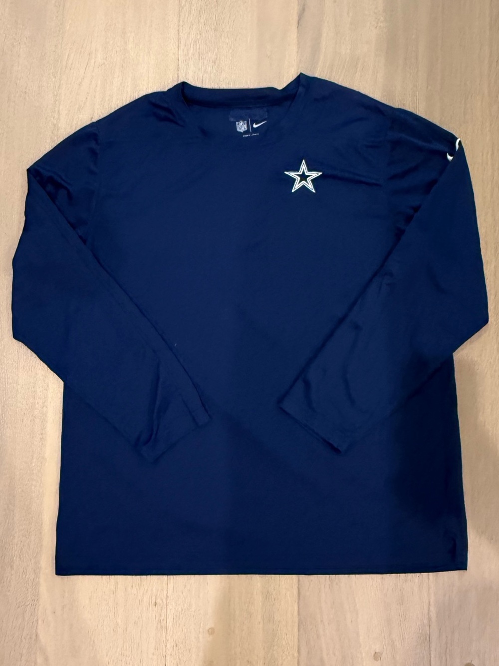 Nike Men’s Long Sleeve Dallas Cowboys Navy Shirt